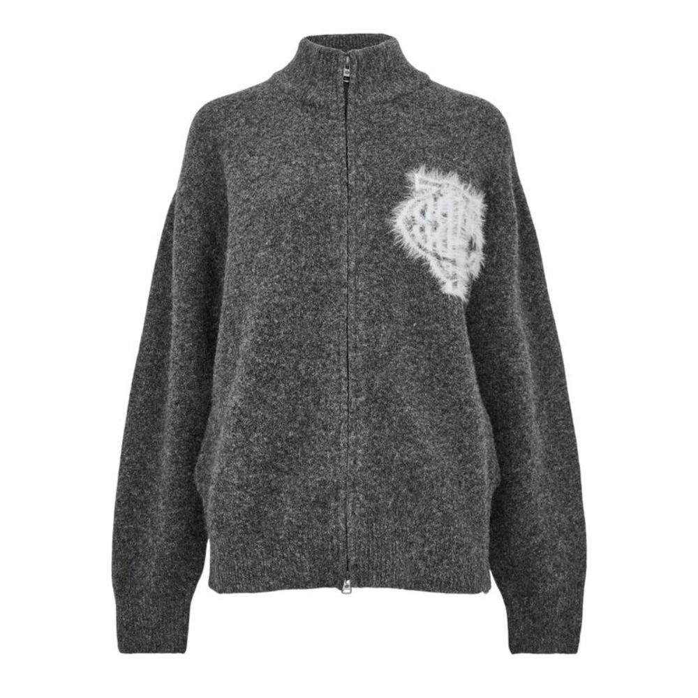 Couture Unisex Adult Distressed Jacket / Charcoal